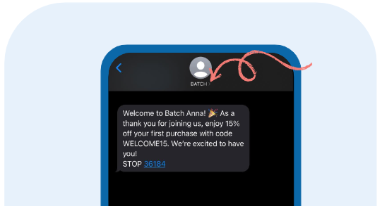 SMS preview of received message